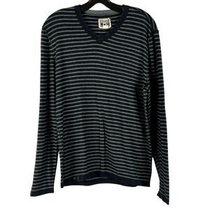 Converse One Star Stripe Long Sleeve Sweater Medium
